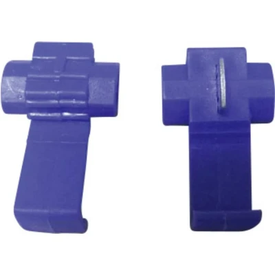 Afbeelding van TRU COMPONENTS Snelklemverbinder Flexibel: 1 2.5 mm² Massief: Aantal polen: 2 Blauw 5 stuk(s)