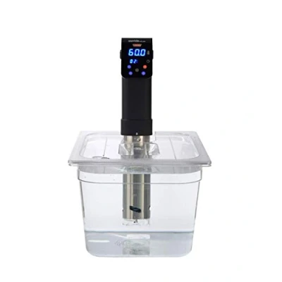 Afbeelding van SousVideTools SVT PS11GN iVide 11,6 liter polycarbonaat container met deksel compatibel 2.0 vacuümstick transparant BPA vrij koken anti aanbaklaag en vaatwasmachinebestendig