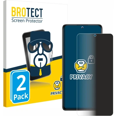 Afbeelding van BROTECT privacy screenprotector voor Xiaomi Redmi Note 10 Folie Beschermfolie Blauwlichtfilter (2 Stuks)