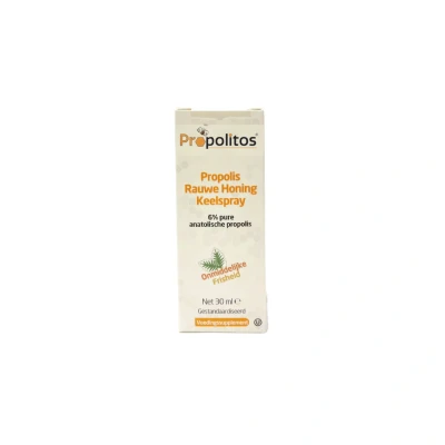 Afbeelding van Keelspray met propolis, rauwe honing en menthol Honingwinkel.nl