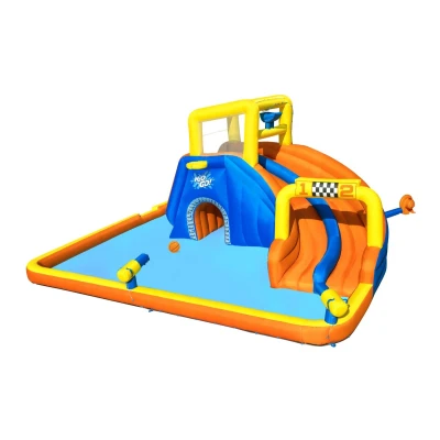 Afbeelding van Bestway H2OGO! 18&#039;1&#039;&#039; x 16&#039;6&#039;&#039; 8&#039;8&#039;&#039;/5.51m 5.02m 2.65m Super Speedway Mega Water Park