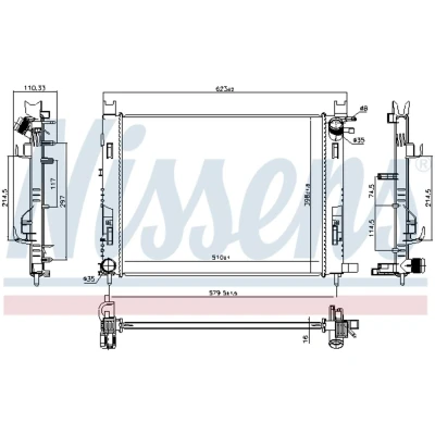 Afbeelding van Nissens Radiateur 637627