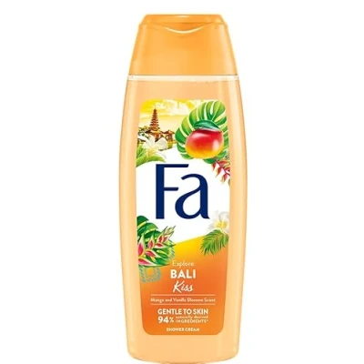 Image de Fa Gel Douche Corps Rafraichissant Fresh Peach Pacific Parfum Peche Longue Durée Doux pour la peau Formule Vegane Bouteille de 250 ml