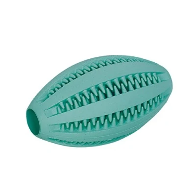 Afbeelding van Nobby Dental Fun Rugbyball Groen 11 cm