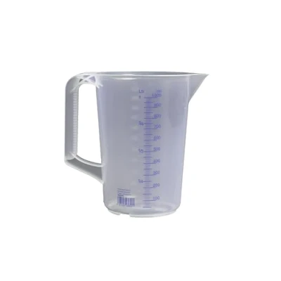 Image de Tasse à mesurer Hünersdorff 1l Polypropylène (PP) Sans BPA, incassable et lavable au lave vaisselle Poignée ergonomique Micro ondes congélateur appropriés Balance bleue