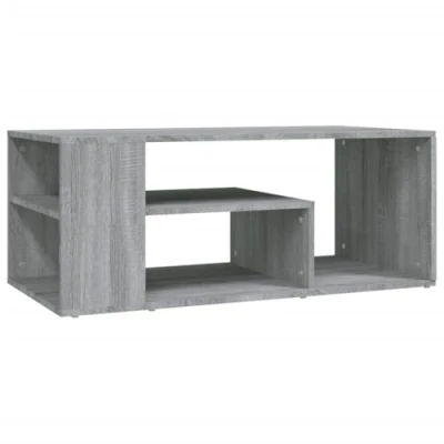Afbeelding van vidaXL Salontafel Sonoma grijs 100x50x40 cm bewerkt hout