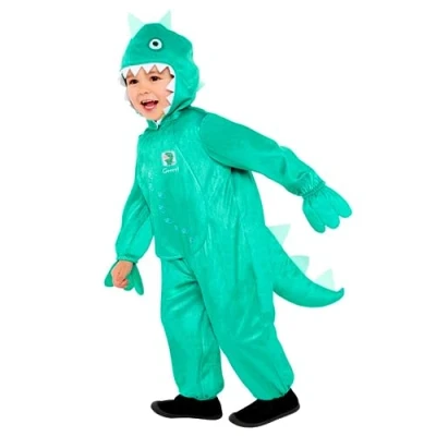 Afbeelding van Amscan Verkleedkostuum Peppa Dino Polyester Groen Maat 3 4 Jaar