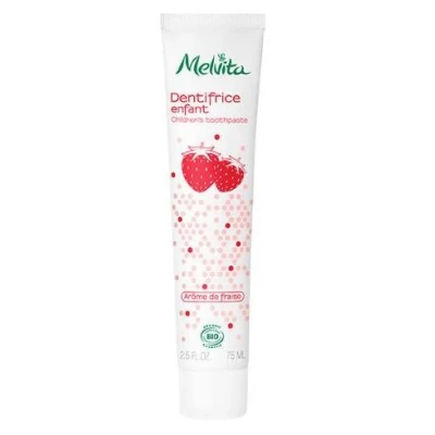 Afbeelding van Melvita Dentifrice Enfant Arome de Fraise Tandpasta 75 ml