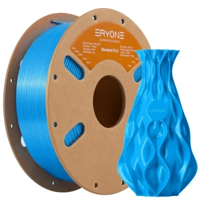 Afbeelding van ERYONE PLA filament voor 3D printer, diameter 1,75 mm +/ 0,03 mm, 1 kg / spoel Blauw