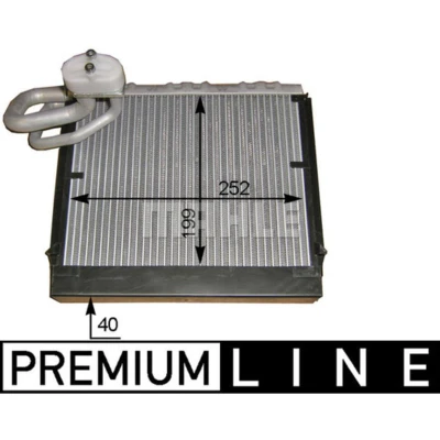 Afbeelding van MAHLE ORIGINAL AE 106 000P Airco Verdamper Zonder expantieklep