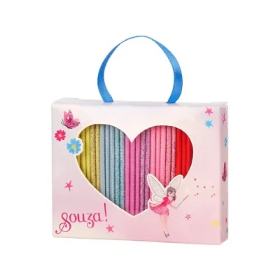 Afbeelding van Souza for kids haarelastiekjes cloe regenboog 25st