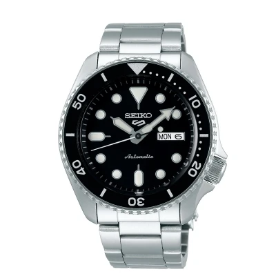 Afbeelding van Seiko heren 5 Sports Automatic horloge SRPD55K1 in de kleur Zilver