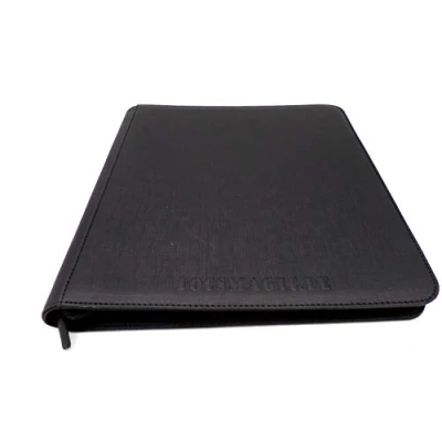 Afbeelding van docsmagic.de Premium Pro Player 12 Pocket Playset Zip Album Black 480 kaartbinder MTG PKM YGO ritssluiting zwart