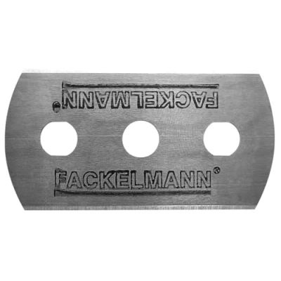 Afbeelding van Fackelmann 60145 Reservemes voor schraper, roestvrij staal, zilverkleurig, 4,4 x 2,2 1,2 cm, 10 stuks