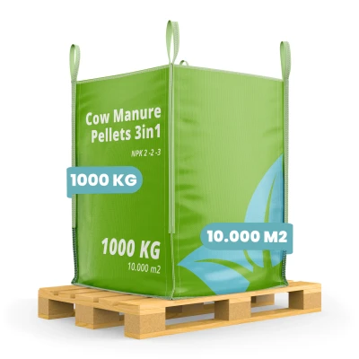 Afbeelding van Organifer Koemestkorrels 3in1 (bigbag 1000 kg voor 10.000 m2)