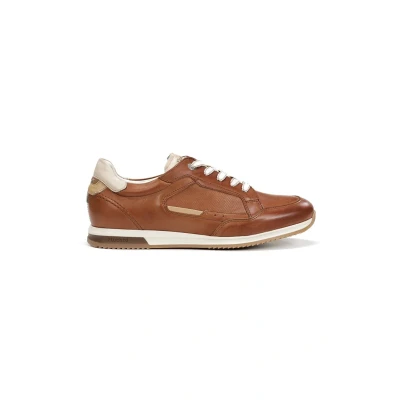 Afbeelding van Fluchos Sneakers laag, Heren, Maat: 46, Cognac Leer
