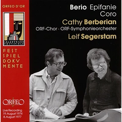 Afbeelding van ORF Symphony Orchestra &amp; Chor Berio: Epifanie/Coro (CD)