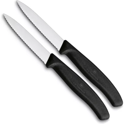 Afbeelding van Victorinox Kartel Groenteschilmes Zwart 2 Stuks Keukengerei