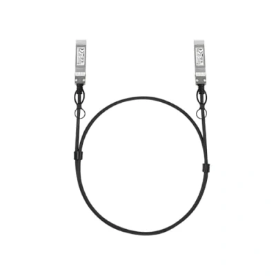 Afbeelding van TP Link Omada SM6220 1M InfiniBand en Glasvezelkabel SFP28 Zwart, Zilver