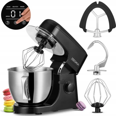 Afbeelding van Zeegma Planeet MIX Keukenmixer Planetaire Keukenmachine 1800W Foodprocessor 5L Touchscreen