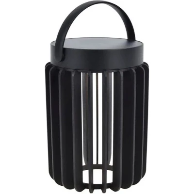 Afbeelding van Lutec KOZY 6933701330 Tafellamp op zonne energie 2.80 W Neutraalwit Zwart