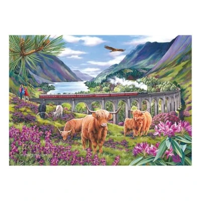 Afbeelding van HOP House of Puzzles Glenfinnan Damen 1000 Teile.