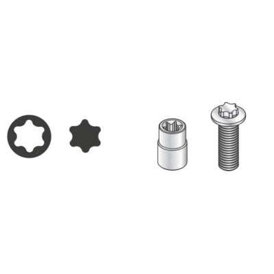 Afbeelding van TORX dopsleutelset TOPTUL 1/4 8 stuks (T8,T10,T15,T20,T25,T27,T30,T40)