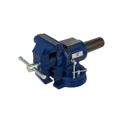 Afbeelding van Bankschroef 125 mm draaibaar multifunctioneel TOPGEAR