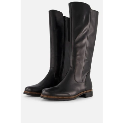 Afbeelding van Gabor Laarzen, Dames, Maat: 35.5, Schwarz/cognac Leer