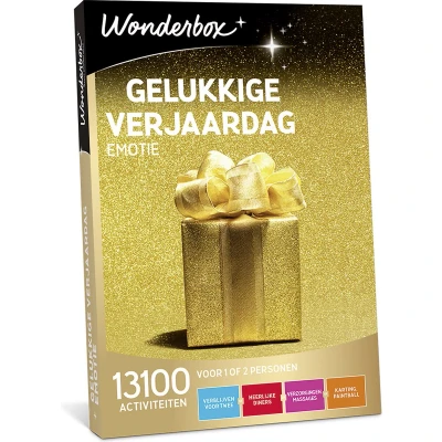 Afbeelding van Wonderbox cadeaubon Gelukkige verjaardag Emotie