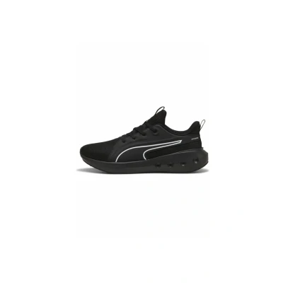 Afbeelding van Puma Softride Carson Hardloopschoenen neutraal black white, Dames, Maat: 44.5, white Textiel/ synthetisch
