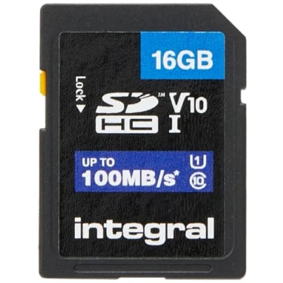 Afbeelding van Geheugenkaart Integral SDHC V10 16GB
