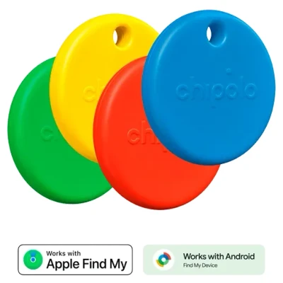 Afbeelding van Chipolo POP Rood/Blauw/Geel/Groen 4 Pack