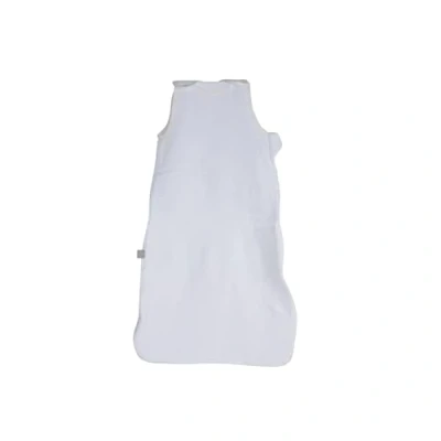 Afbeelding van Bébé Douceur, Gigoteuse sans Manches Zip Lateral 100% Gaze de Coton 50 x 90 cm Blanc