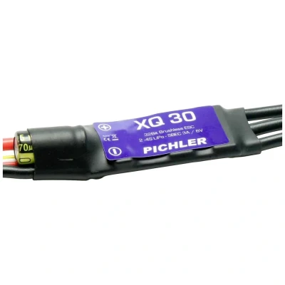 Afbeelding van Pichler XQ+ 30 Slim Brushless snelheidsregelaar voor RC vliegtuig Belastbaarheid (max.): 40 A