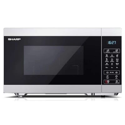 Afbeelding van Sharp YC MG81E S Magnetron Zilver 900 W Grillfunctie, Met display