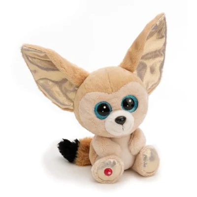 Afbeelding van GLUBSCHIS Fenfen Woestijnvos, 15 cm, bruin, zachte pluche, schattige pluche pop, om te spelen, voor kinderen en volwassenen, een geweldig cadeau idee