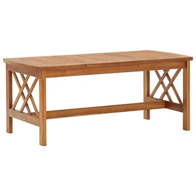 Image de vidaXL Table basse 102x50x43 cm Bois d&#039;acacia solide310255
