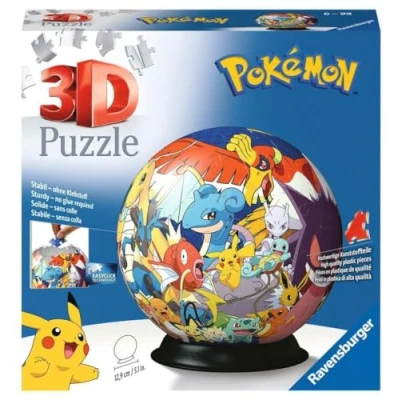 Image de Puzzle 3D Rond Ravensburger Pokémon 72 pièces