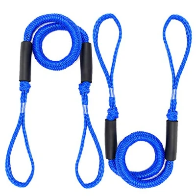 Afbeelding van Elastisch koord, doktouw, boot, natband, elastisch, voor accessoires, 2 stuks (blauw)