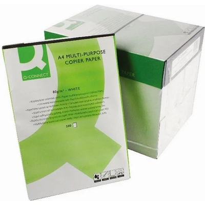 Afbeelding van Q connect Kopieerpapier, Ft A4, 80 G, Pak Van 500 Vel, Wit Printpapier A4