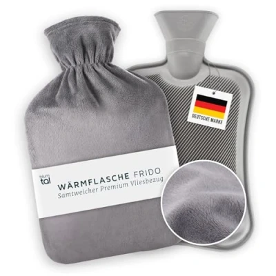 Afbeelding van Blumtal Kruik Warmwaterkuik met Fleece Cover Grijs
