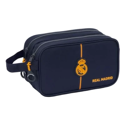 Afbeelding van Reistasje Real Madrid C.F. 2nd Kit 24/25 Marineblauw Sportief 26 x 15 12.5 cm
