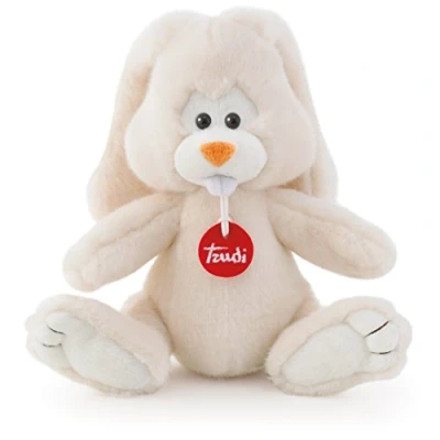 Afbeelding van Trudi Classic knuffel Konijn 20 cm Hoge kwaliteit pluche Knuffeldier voor jongens en meisjes Wit 20x20x15 maat S
