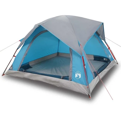 Afbeelding van Tent 4 persoons waterdicht blauw