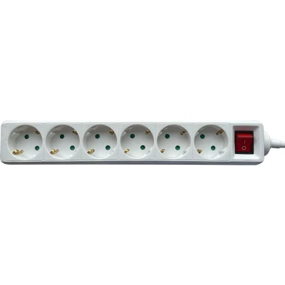 Afbeelding van Stekkerdoos BRASQ 6 voudig 1.4 meter wit