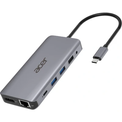 Afbeelding van 12in1 Type C dongle: 2 x USB3.2 USB2.0 1x SD/TF HDMI 1 PD DP RJ45 3.5 Audio