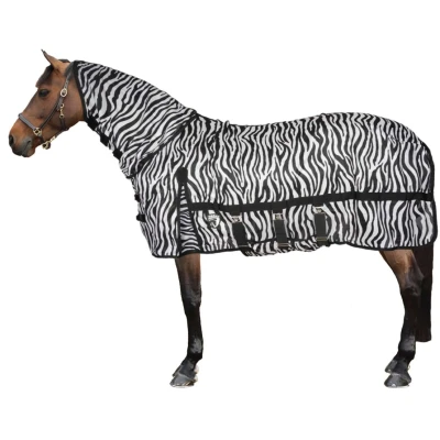 Afbeelding van Horka Vliegendeken Vaste Hals Zebra 115/165