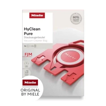 Afbeelding van Miele Fjm Hyclean Pure 80% Recycled (4pack) Stofzuigzakken ; Stofzuiger