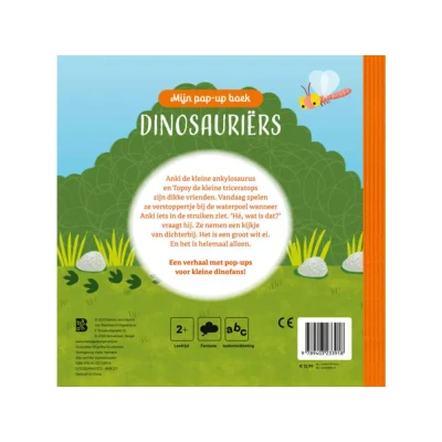 Afbeelding van Uitgeverij ballon mijn pop up boek dinosauriërs